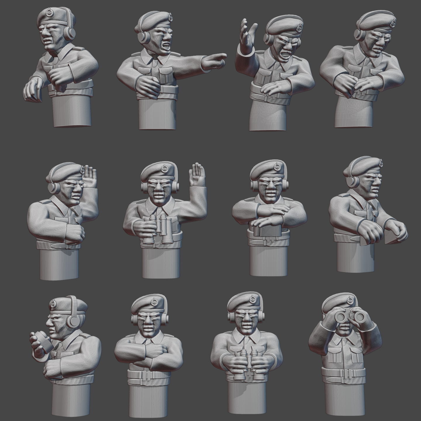 British WW2 Tank Commanders WWII-GB-11